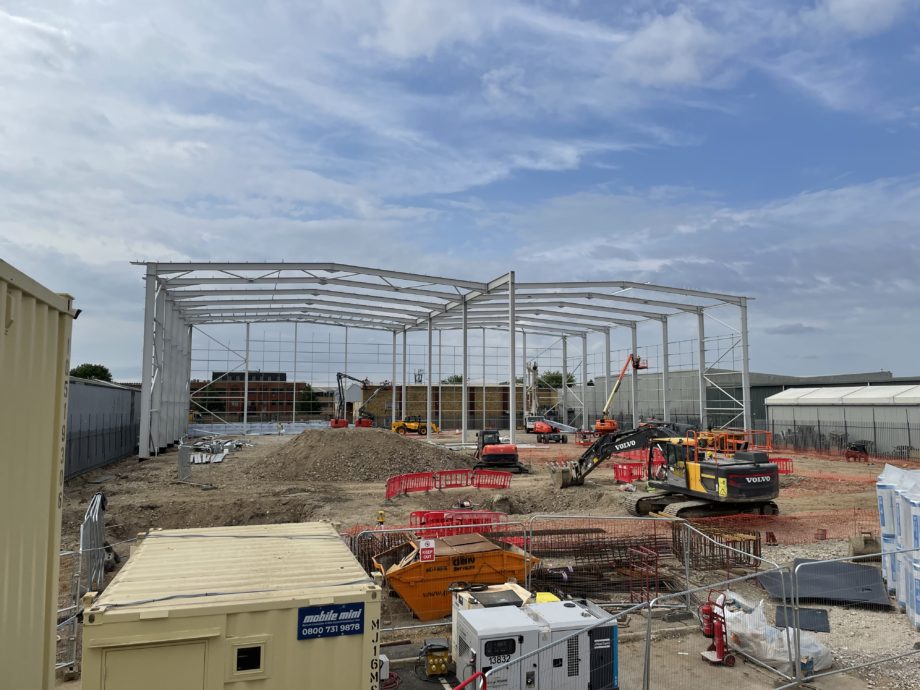 Progress on Site at Industrial Project PR1