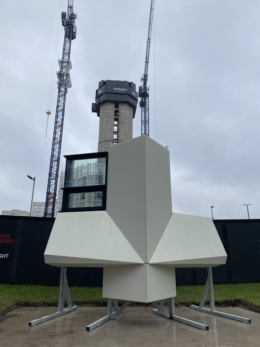 Visual Mock-Up of Octagon’s Façade Now on Show